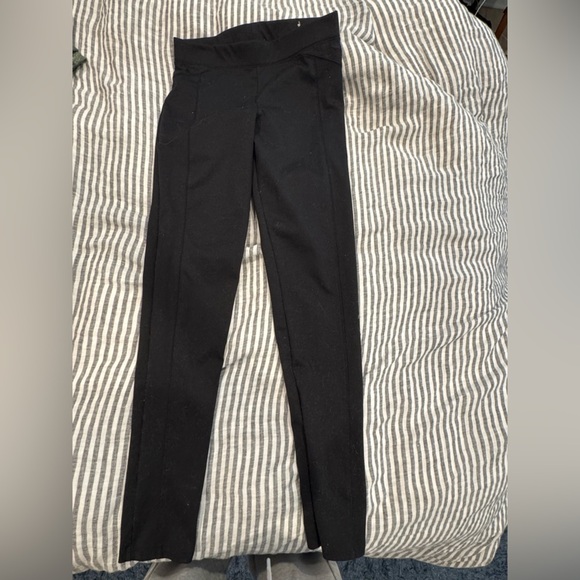 PINK Victoria's Secret Black Dress Pants with Pinstripe Pattern size small - Picture 1 of 3